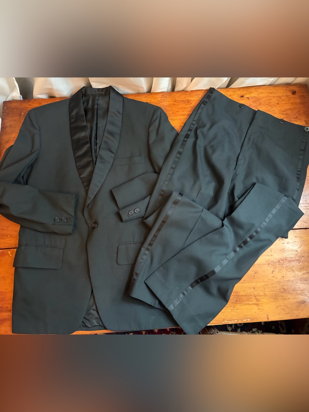 1940’s Tuxedo: Jacket & Pants, Sz Sm, Tuxedoland Baltimore
